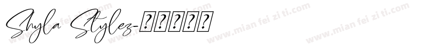 Shyla Stylez字体转换